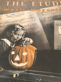 Vintage The Etude Music Magazine October 1939