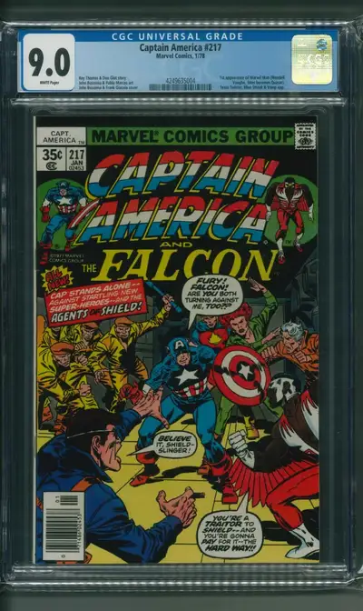 CAPTAIN AMERICA #217 CGC 9.0, View more
