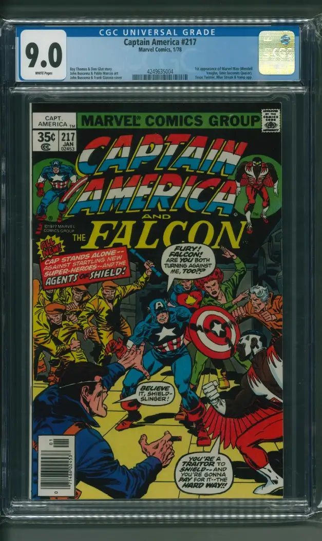 CAPTAIN AMERICA #217 CGC 9.0 in Comics & Graphic Novels in Calgary - Image 2