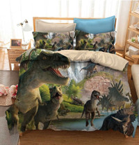 Dinosaur bedding and room decor