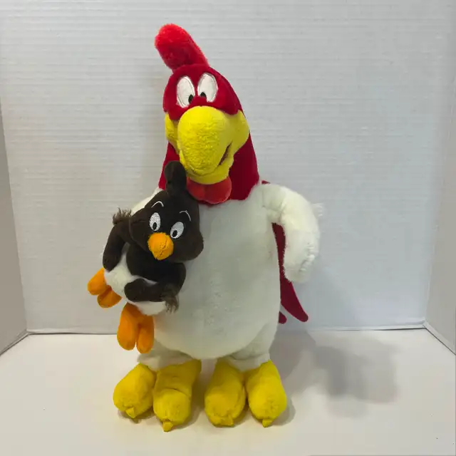 Vintage looney toons foghorn leghorn with HENERY hawk plush toy