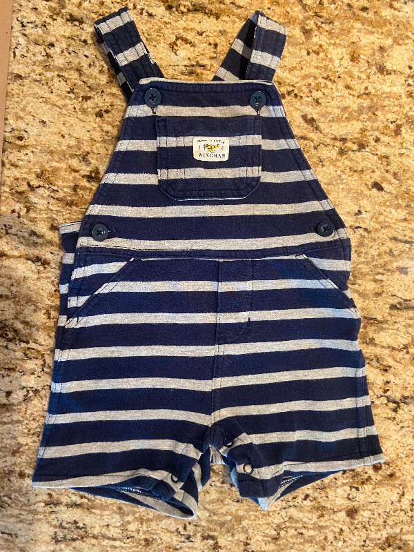 Ensemble salopette short et chandail pour bébé 12 mois (c262) dans Vêtements - 12 à 18 mois  à Ville de Montréal - Image 4