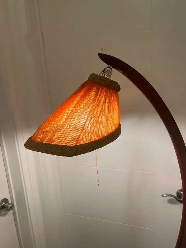 Danish MCM Teak Arc Lamp  in Indoor Lighting & Fans in City of Toronto - Image 3