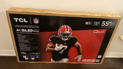 New TLC 55” 4K QLED smart TV, View more