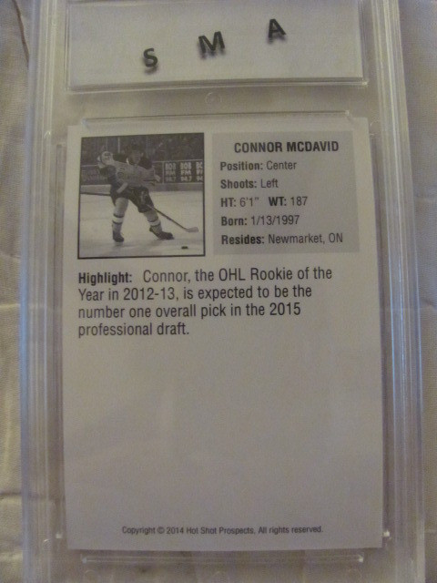 NHL  Connor McDavid Hot Shot Prospect in Arts & Collectibles in Edmonton - Image 2