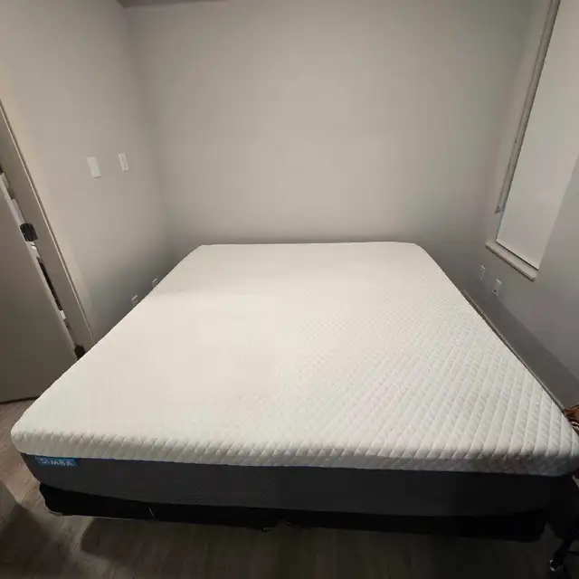 King size bed mattress + base in Beds & Mattresses in Calgary - Image 6