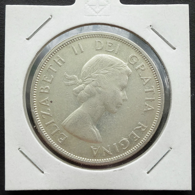 1962 Canada $1 Silver Dollar in Arts & Collectibles in Oakville / Halton Region - Image 4