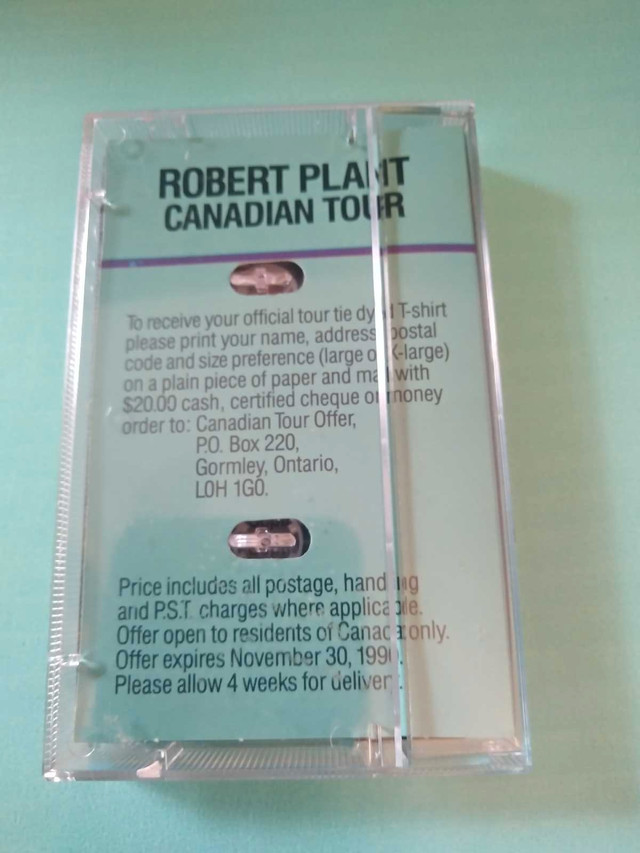 Robert plant from LED Zeppelin Molson Canadian cassette tape  in CDs, DVDs & Blu-ray in Kitchener / Waterloo - Image 2