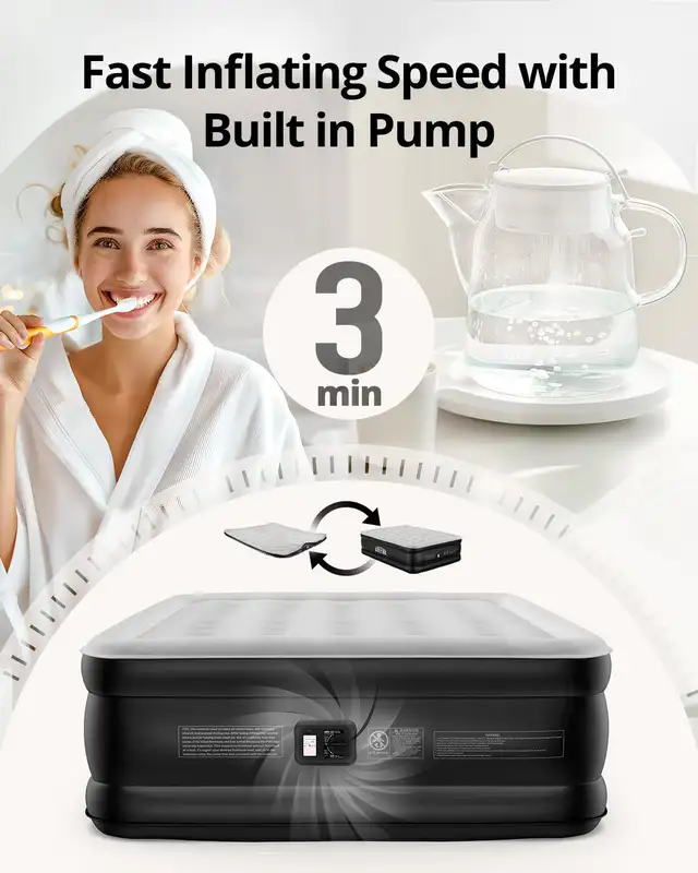 Airefina Air Mattress in Bedding in City of Toronto - Image 2