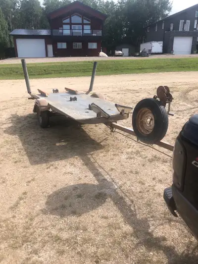Decent boat trailer for sale, not the prettiest but everything works as it should, it is street lega...