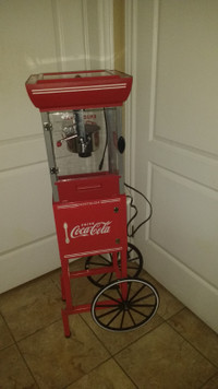 unique treasures house, large coca cola popcorn machine