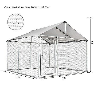 PawHut 7.5'Lx7.5'Wx5.6'H Large Outdoor Dog  Playpen in Accessories in City of Toronto - Image 3
