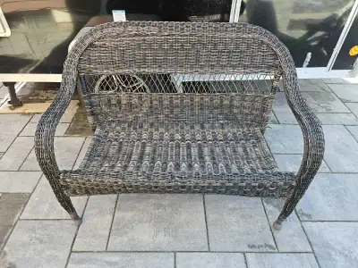 Wicker bench , View more