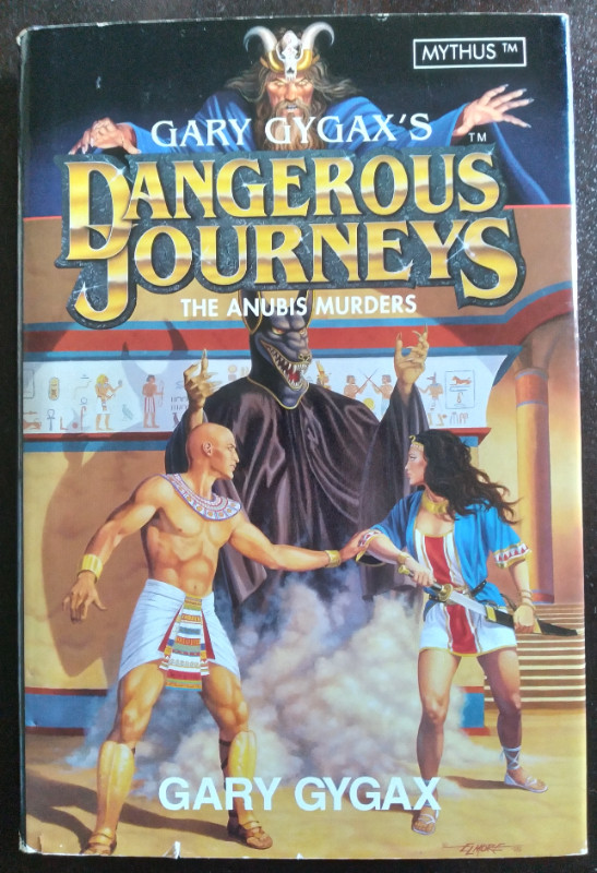 Dangerous Journeys The Anubis Muders Gary Gygax Hardcover Book in Fiction in Winnipeg