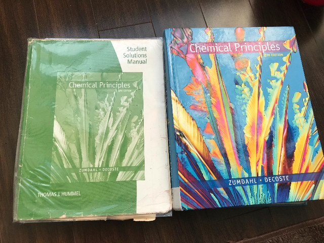 Chemical Principles 8th edition + Student solutions manual $ 80 in Textbooks in Mississauga / Peel Region