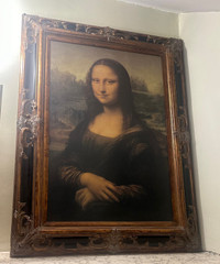 Mona Lisa framed print 