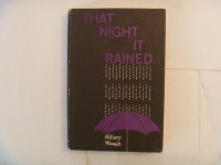 HILLARY WAUGH - That Night It Rained - 1961 Hardcover with DJ