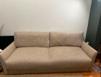 Beige Couch 76"