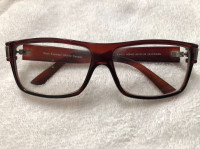 EYEGLASSES  w/ reading prescription - plastic frame