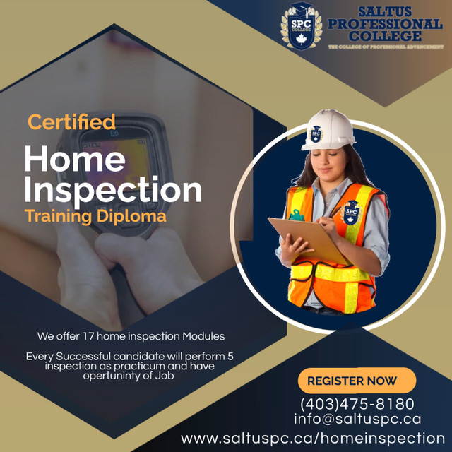 Become A Certified Approved Home Inspector in Classes & Lessons in Calgary