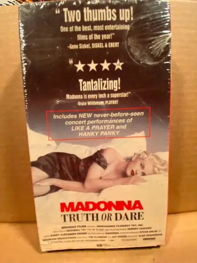 VHS tape - Madonna - Truth or Dare - used, View more