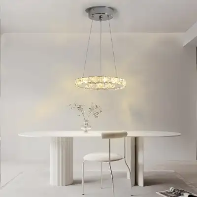 NEW IN BOX: LED Crystal Round Chandelier, View more