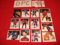 1982 to1989 opc pick your missing stickers hockey search