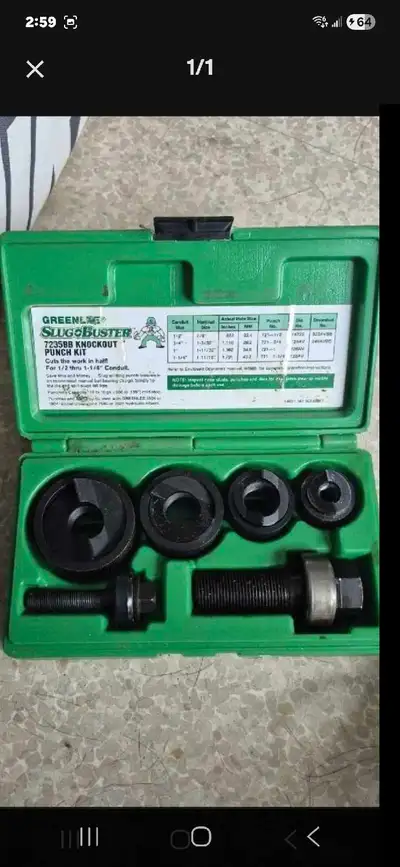 Greenlee Punch Kit, View more