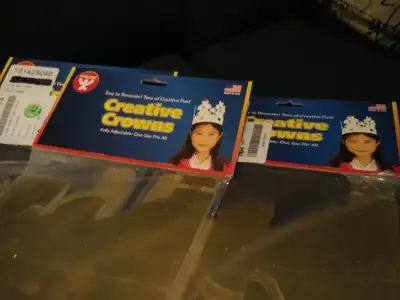 Couronnes en carton Creative Crowns Adjustable One size Crowns, View more