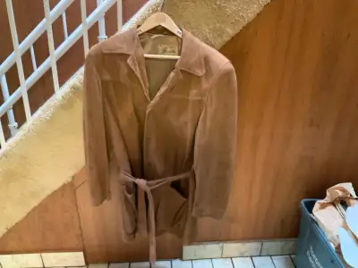 Riviera Vintage Suede jacket with tie size small to medium, View more
