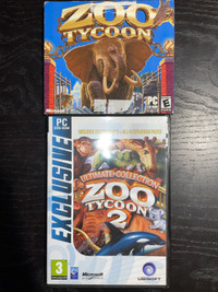ZOO TYCOON 1 AND 2 FOR PC