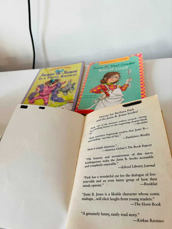 Junie B. Jones Series books by Barbara Park  #6, 8, 10, 15, 19 dans Livres jeunesse et ados  à Longueuil/Rive Sud - Image 4