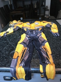 BumbleBee Suit ( padded ) Complete- Size 4-5T ( Slight Wear )