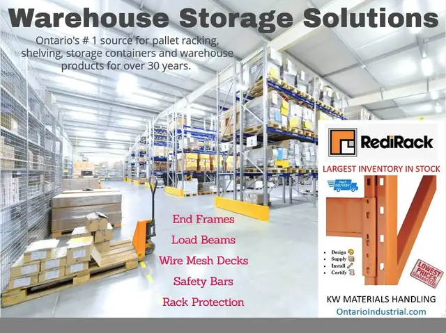519's SOURCE FOR PALLET RACKING, SHELVING & CANTILEVER RACKING in Tool Storage & Benches in Oakville / Halton Region - Image 6