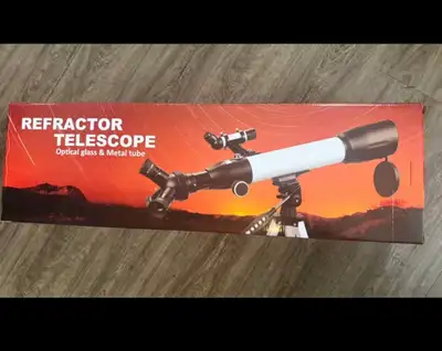 Refractor telescope - new sealed box, View more