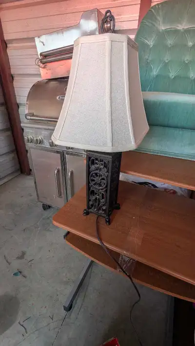 Table and floor lamp, View more