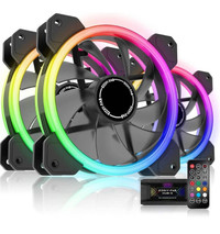 EZDIY-FAB RGB Dual Ring 120mm Case Fans (3Pack)