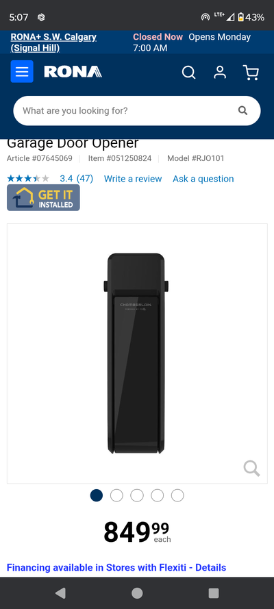 Smart garage door opener