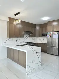 Quartz granite kitchen countertops