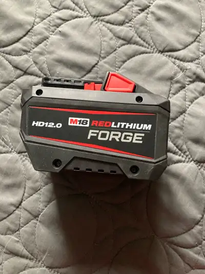 ($475value) 12ah Milwaukee Forge Battery , View more