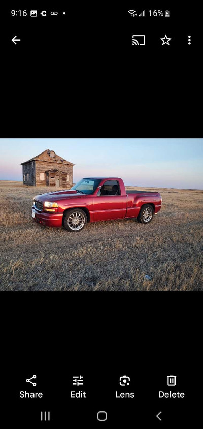 2001 gmc shortie step side lowerd