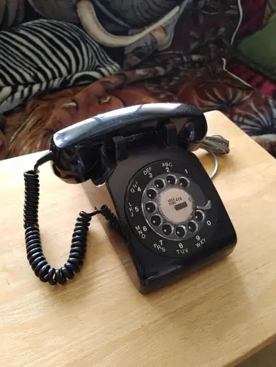 $95.00 EACH ~ 2  Vtg Northern Electric Black Rotary Phone, View more