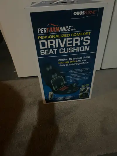 Enhance your driving experience with this new ObusForme Driver's Seat Cushion, designed for personal...