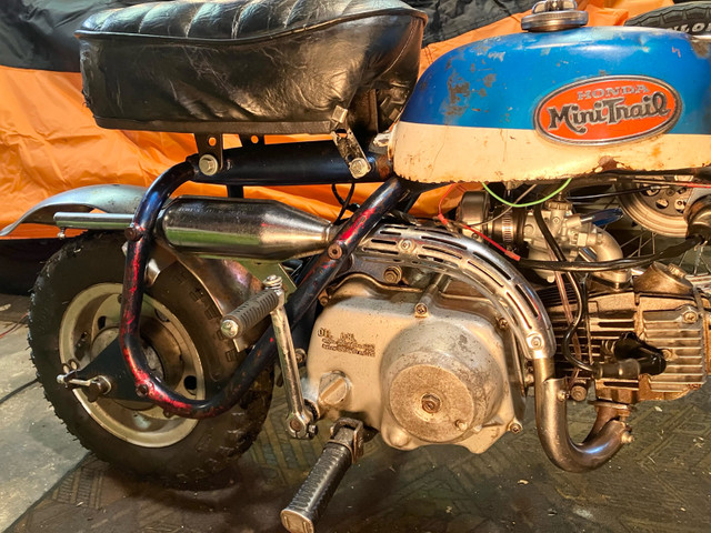 1969 Honda MiniTrail Hardtail Hard Tail Z50 MiniBike MonkeyBike in Dirt Bikes & Motocross in Yarmouth - Image 3