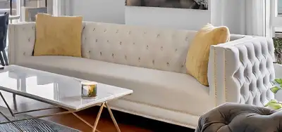 Elegant Beige Sofa, View more