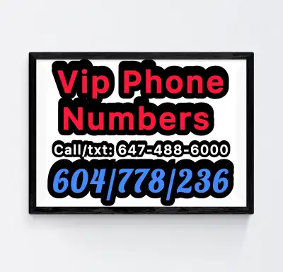 Beautiful Vancouver Phone Numbers 604/778/236 Vip Phone Numbers, View more