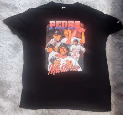 Authentic Pedro Martinez Boston Red Sox Baseball T-Shirt XL, View more