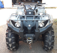 2014 Kodiak 450 EPS ATV in Camo with Plow and Utility Box $7,200