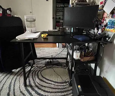 Black Office Desk, View more