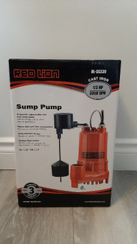 Sump Pump - Brand new cast iron